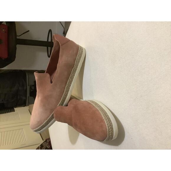 VINCE Suede Loafer Sneaker Dillon Terracotta 38 Casual Flats Comfort Slip On - Picture 3 of 6